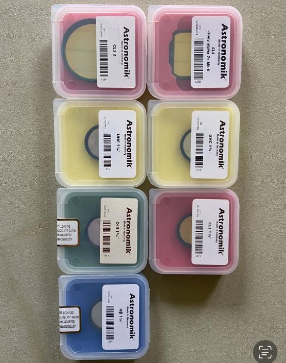 Filtres astronomik cls uhc oiii ….