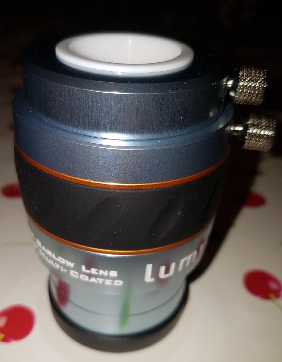 Barlow Celestron Luminos x2.5 en 2 pouces