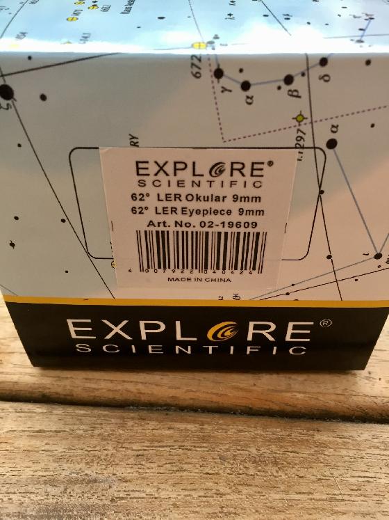 Oculaire Explore Scientific 9mm.