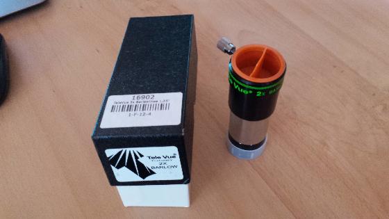 Barlow Televue x2 coulant 1.25"