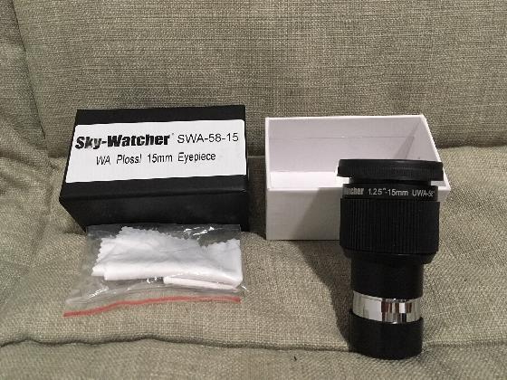 Oculaire Skywatcher UWA 15mm 58°