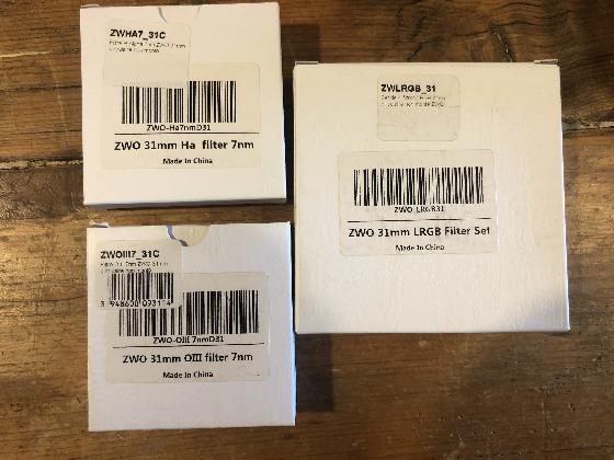 ASI1600mm pro + RAF 5slots + filtres HOLRVB + resistance chauffante hublot