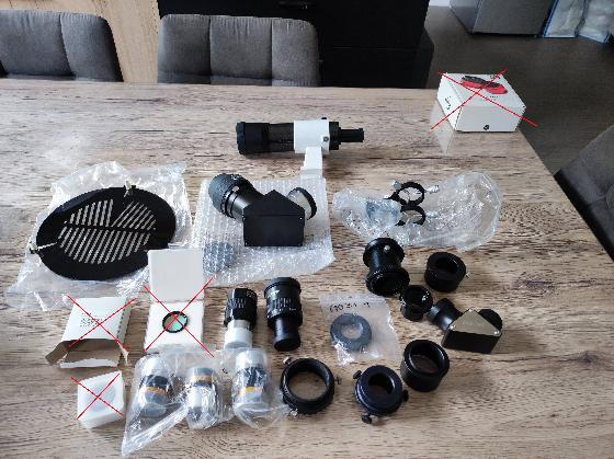 Skywatcher Mak 150 + ZWO ASI482MC + accessoires