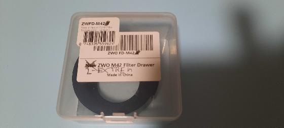 Porte filtre 2" ZWO M48-M42 v1