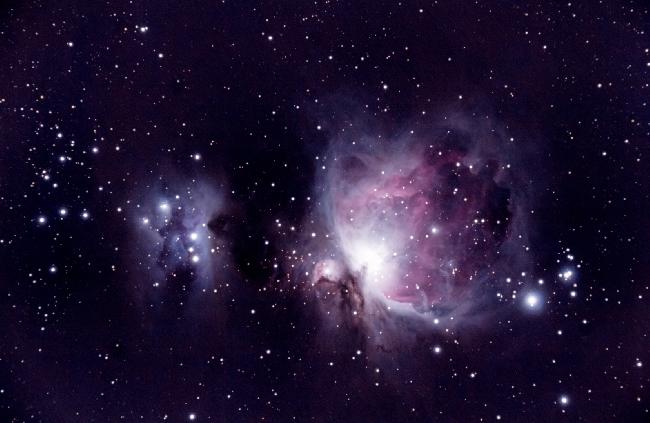 nébuleuse d'Orion M42 prise avec une 80ED