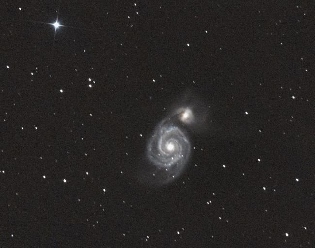 M51 au Dobson Go-To 254/1200 et A7S