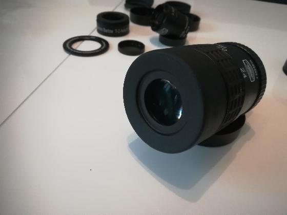 Oculaire zoom hypérion mark IV 8-24mm Baader + barlow 2,25x