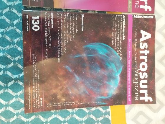 Lot de livres et revues astro