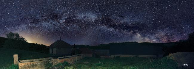 Voie lactée en Bauges