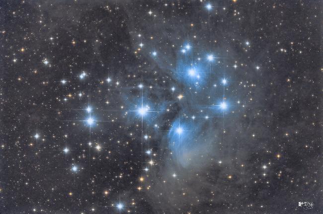 Les pléiades, m45