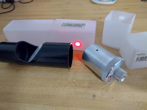 Collimateur laser Howie Glatter 635 nm 2" + TuBlug 2"