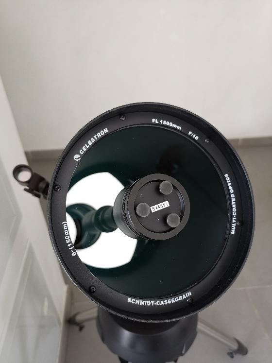 Tube optique Télescope Schmidt-Cassegrain Celestron C6 orange Nexstar 6 SE