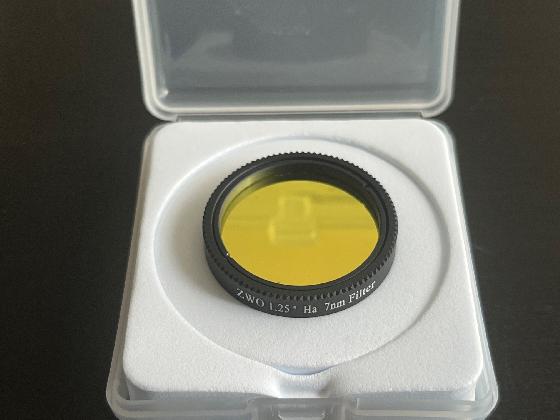 Filtre Halpha 7nm 1.25" ZWO