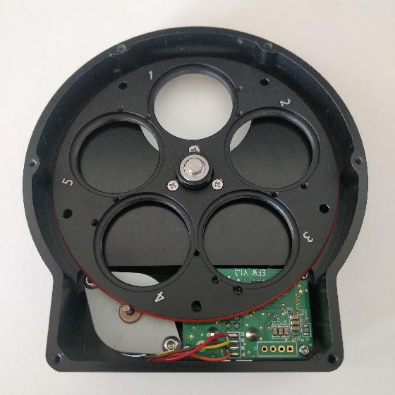 Roue à filtres ZWO EFW mini 5 filtres en 1,25" - 31,75mm