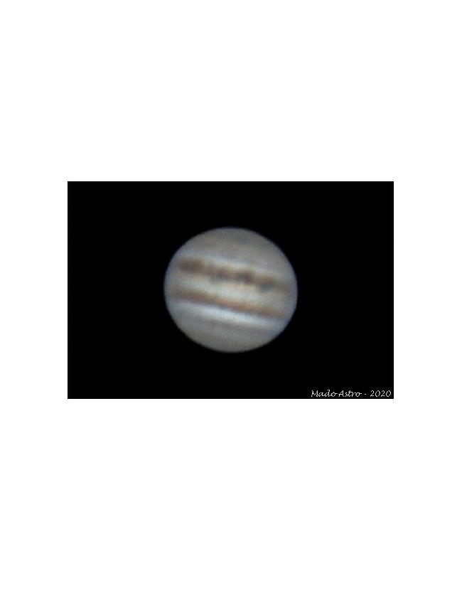Jupiter en Opposition le 20 07 2020