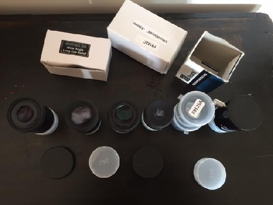 lot de divers oculaires