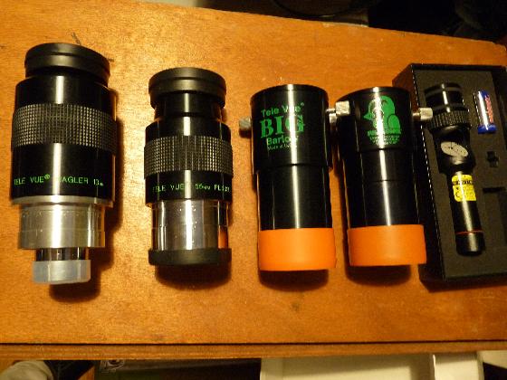 oculaire Plossl 50mm et colimateur 