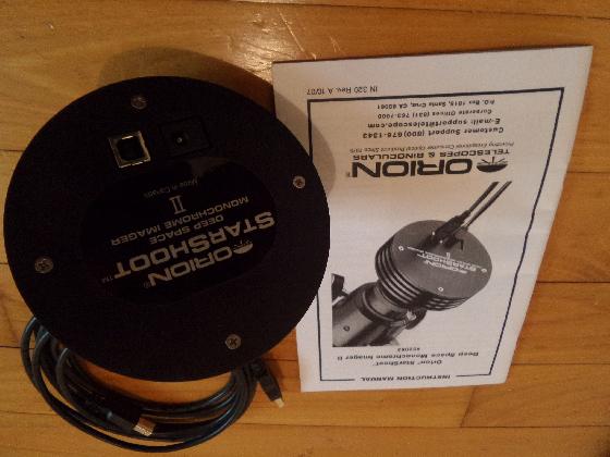 CCD Orion StarShoot Deep Space Mono Imager II: 100 euros