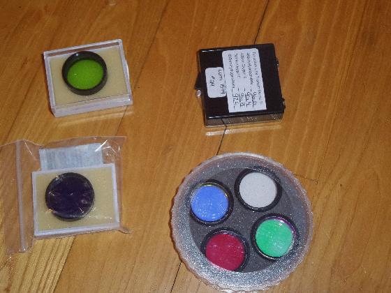 Filtres LRVB Orion+Lune+Mars+Deep Sky Lumicon 1.25"
