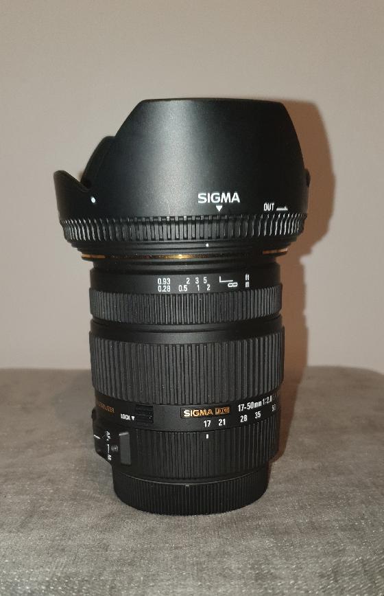 Objectif SIGMA 17-50 f2.8 DC EX HSM