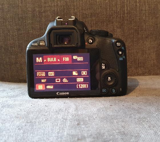 Vends Canon 100D défiltré partiel 