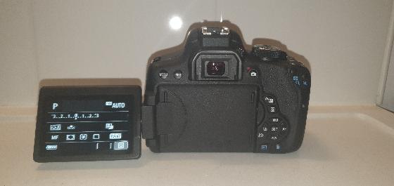 Canon 750D défiltré partiel