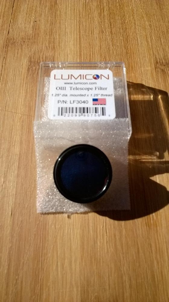 Filtres Deepsky et OIII Lumicon 1.25"