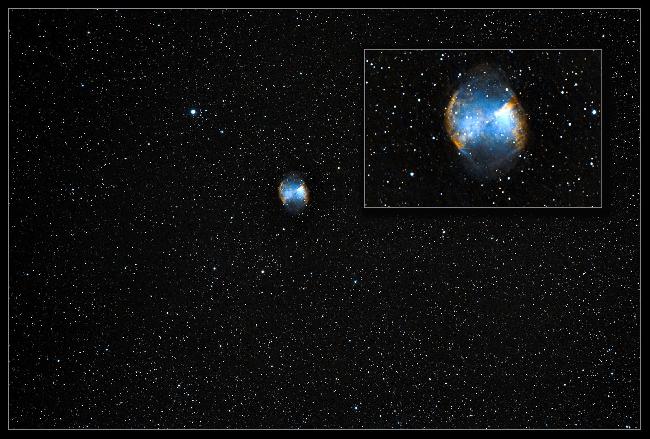 M 27 la nébuleuse de l'haltère 