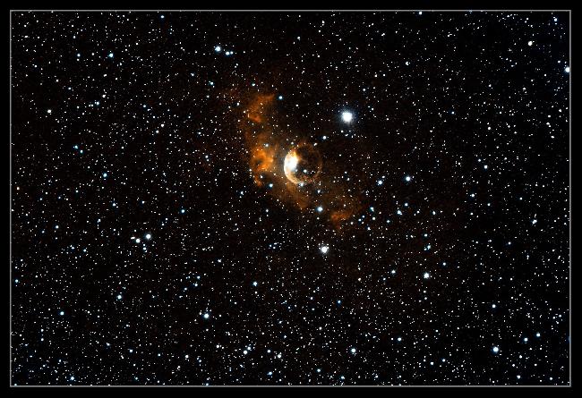 NGC 7635 la nébuleuse de la Bulle 