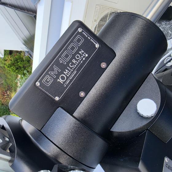 Monture 10Micron GM1000HPS avec Colonne Geoptik