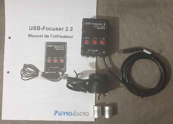 Interface USB Focuser 2 - PierroAstro + Moteur Pas à Pas