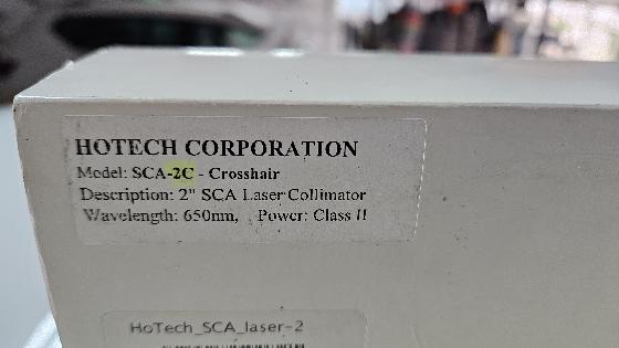 Laser de collimation HOTECH SCA 2" "Crosshair"