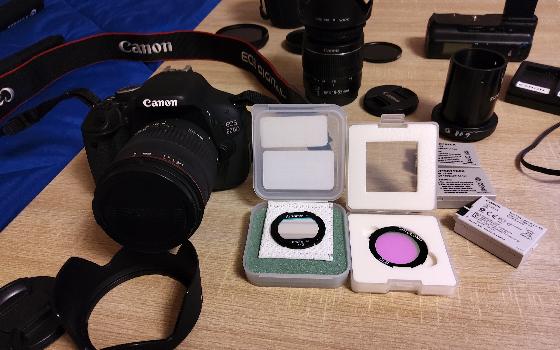 Canon 600 D défiltré richard galli