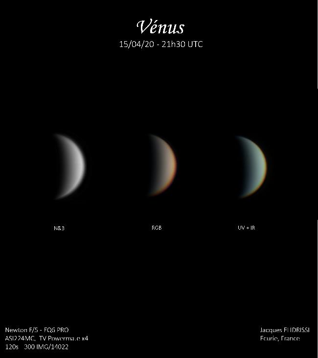 Vénus - 15/04/20 - 21H30 UTC