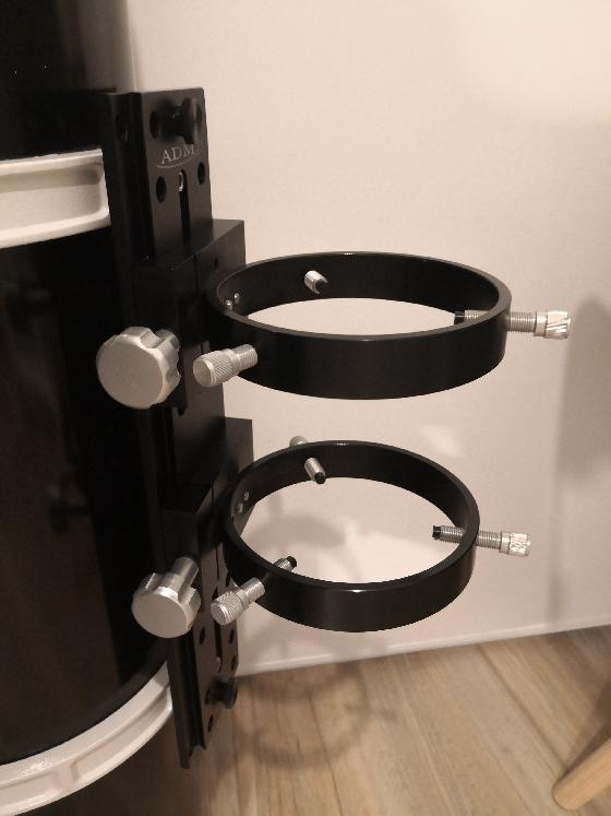 Embase, queue d'aronde, platines et anneaux ADM