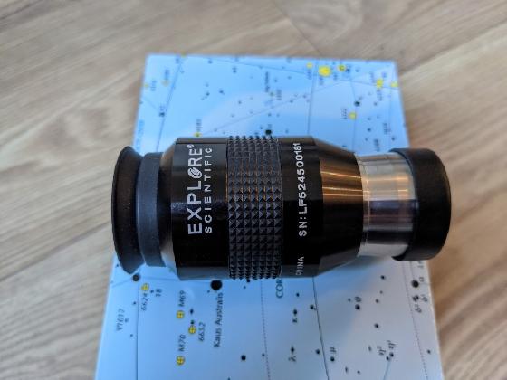 Oculaire EXPLORE SCIENTIFIC 52° LER 4,5mm Ar
