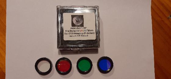 Filtres astrodon LRVB 1.25