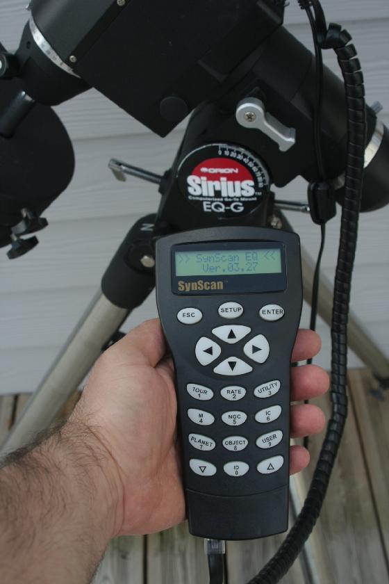 Télescope Vixen VMC200L sur monture Orion Sirius EQ-G GOTO Synscan