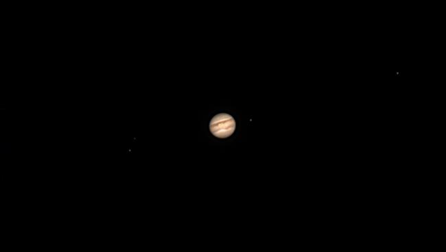Jupiter et 4 satellites