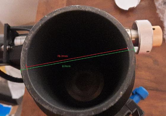 Porte oculaire demultiplié crayford 3’’ motorisé pour lunette (baisse de prix)