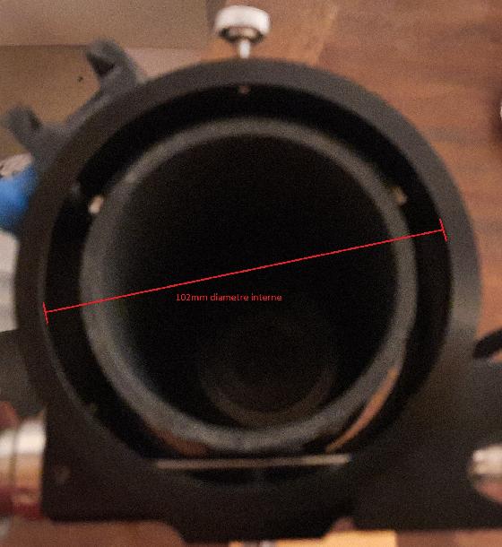 Porte oculaire demultiplié crayford 3’’ motorisé pour lunette (baisse de prix)