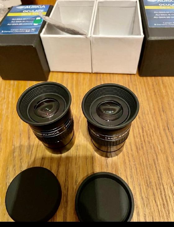 Paire oculaires Auriga 15 mm 70 1,25 