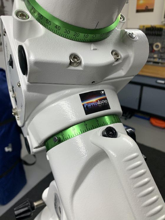 Matériel astrophoto : EQ6-R Pro, Tube Bresser 203/1200, ASI 120MC, Nikon défiltré, filtres