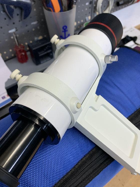 Matériel astrophoto : EQ6-R Pro, Tube Bresser 203/1200, ASI 120MC, Nikon défiltré, filtres