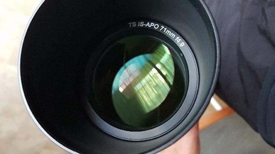 Lunette TS Imaging Star 71 f/4.9 correcteur intégré + accessoires