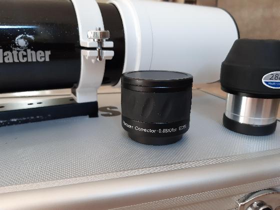 80ED Skyawatcher + Correcteur réducteur