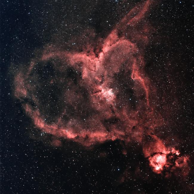 IC 1805 Nébuleuse du cœur