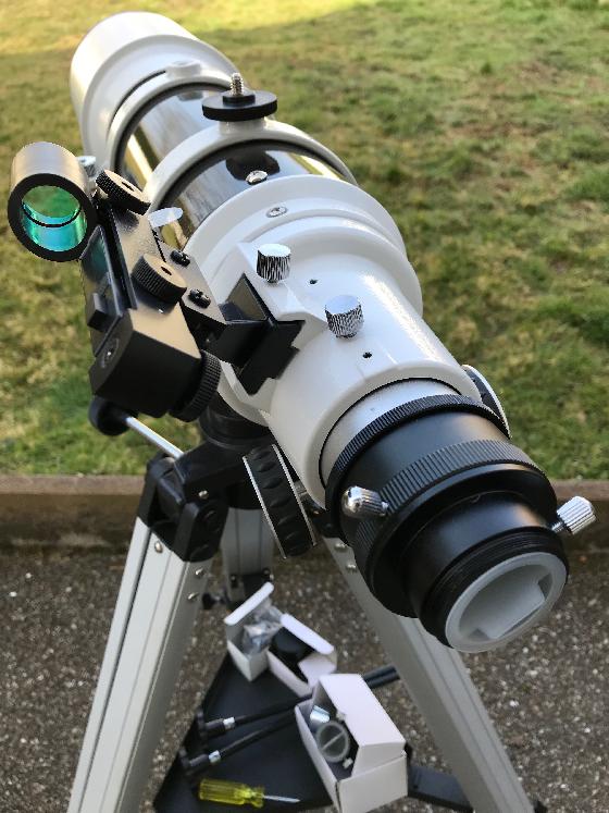  Lunette Skywatcher 120/600 + monture AZ3 + accessoires