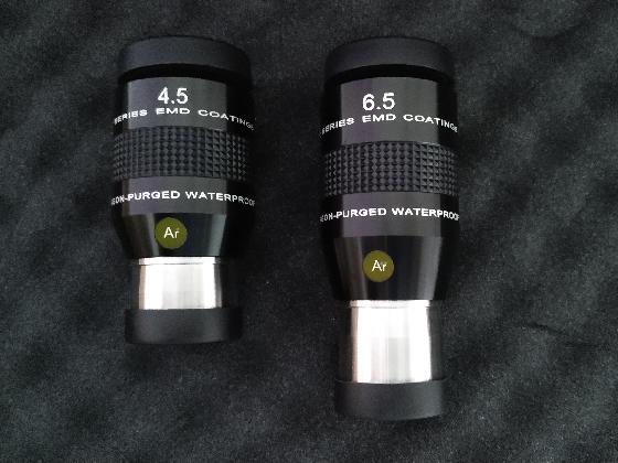 Oculaires Explore Scientific 52 LER 1.25'' en 6.5mm et 4.5mm comme neufs 