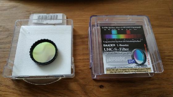 Filtres Baader H-Alpha et UHC-S